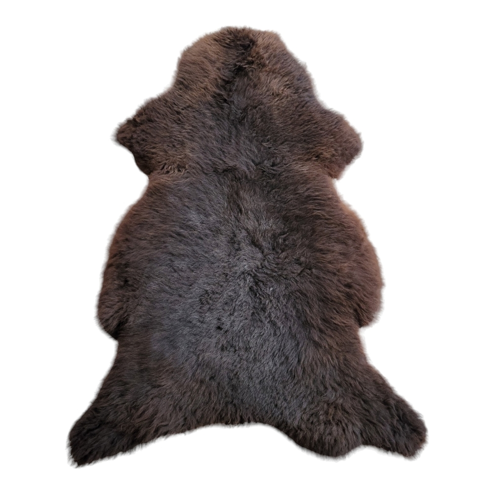 XL Brown Sheepskins 100%Genuine Sheepskin fur rug or chair throw - Picture 9 of 15